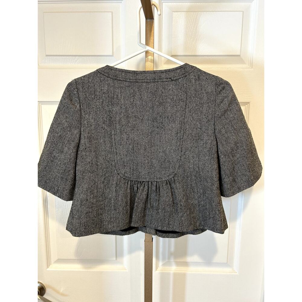 Tabitha Wool Blend Cropped Jacket, Size Small - image 3
